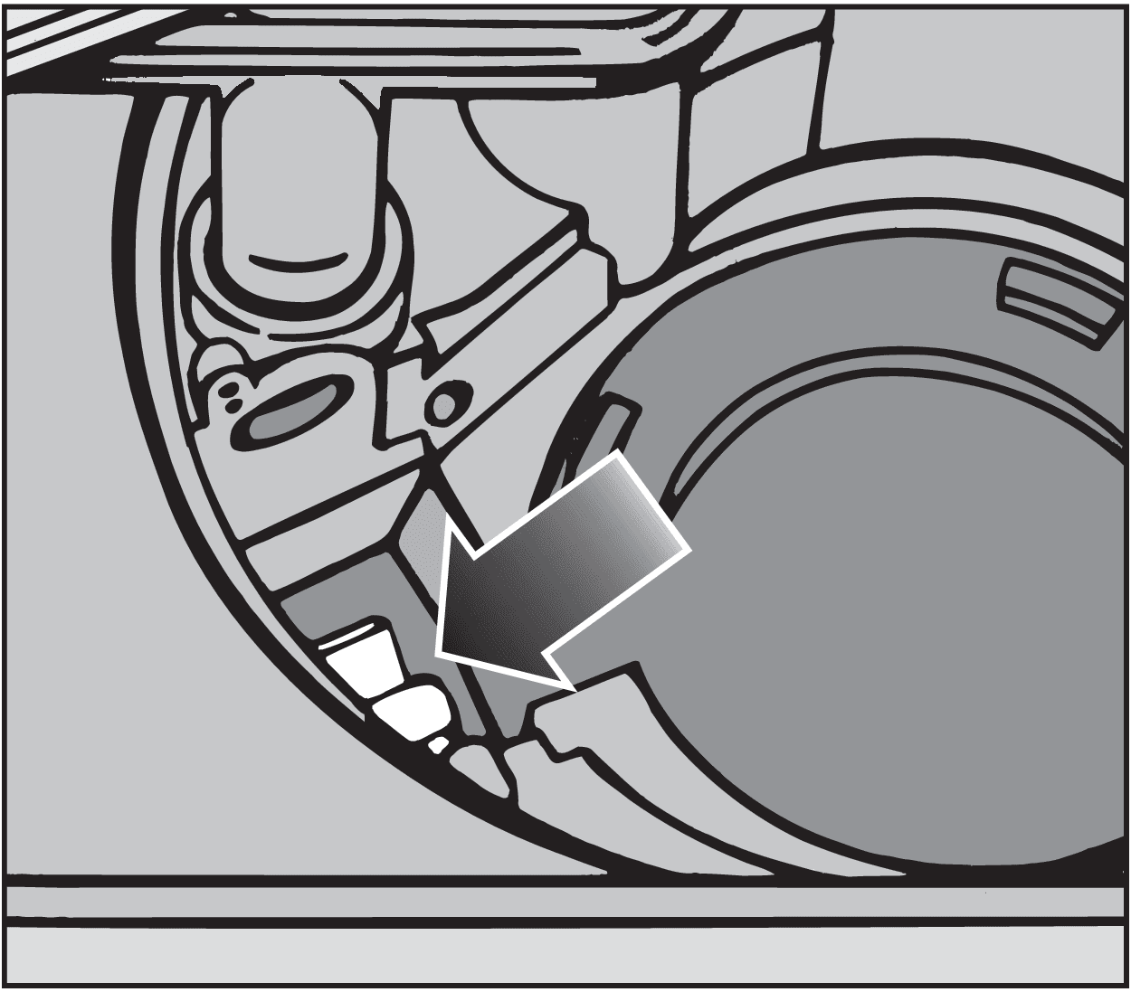 Kontrolka Přítok/odtok bliká a svítí – obrázek